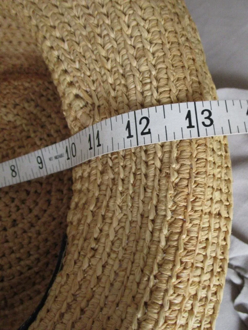 woven raffia sun hat